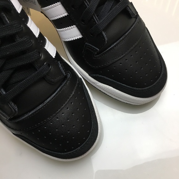 Adidas Top Ten Hi Black White Sneakers Mens New - Picture 3 of 7